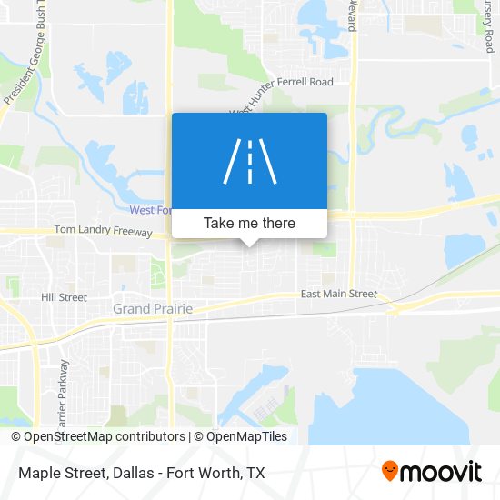 Maple Street map