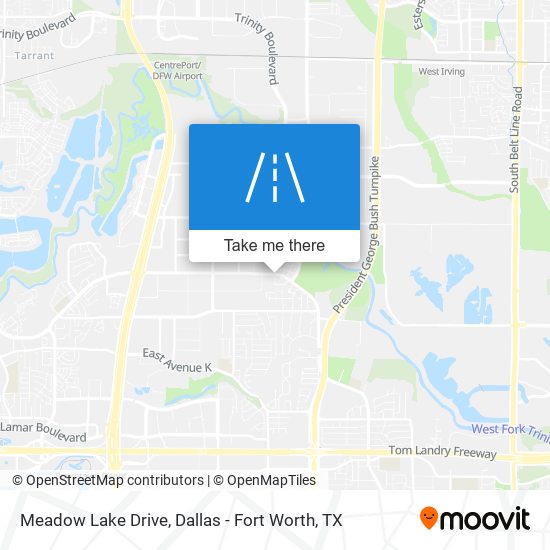 Mapa de Meadow Lake Drive