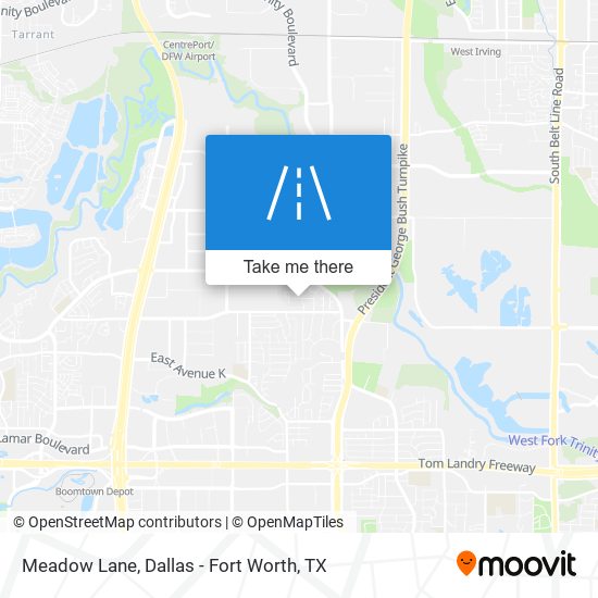 Meadow Lane map