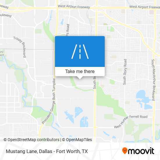 Mapa de Mustang Lane