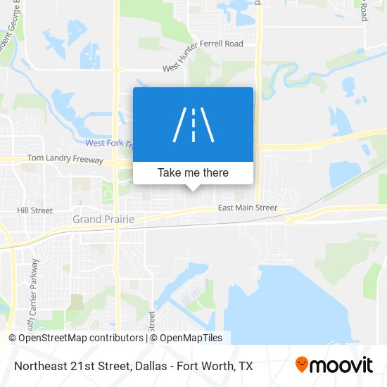 Mapa de Northeast 21st Street