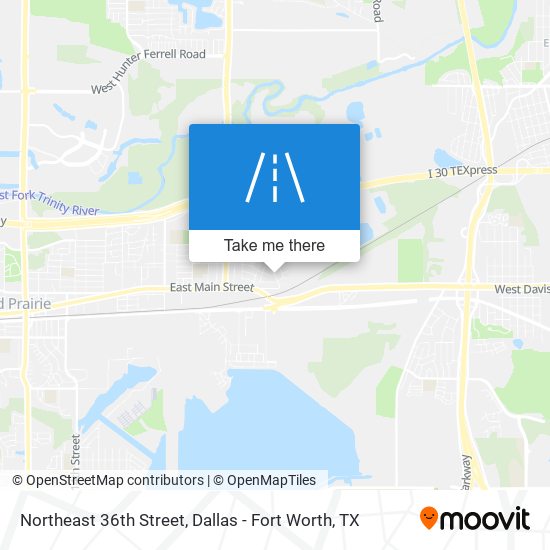 Mapa de Northeast 36th Street