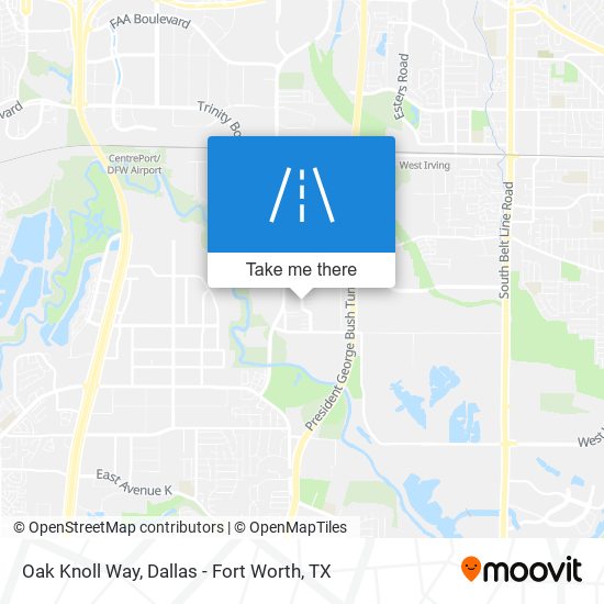 Oak Knoll Way map
