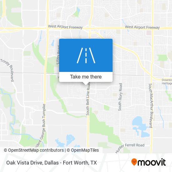 Mapa de Oak Vista Drive