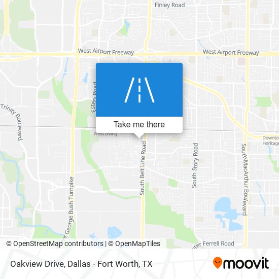 Mapa de Oakview Drive