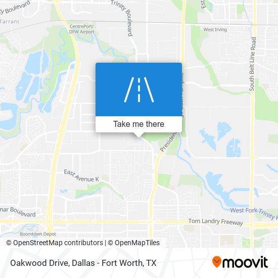 Mapa de Oakwood Drive