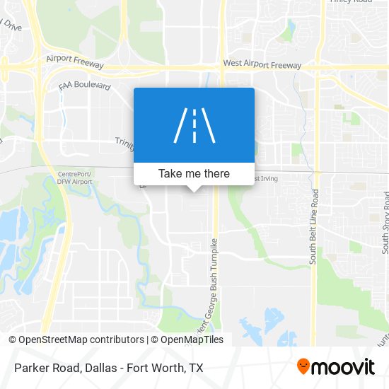 Mapa de Parker Road