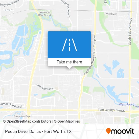 Pecan Drive map