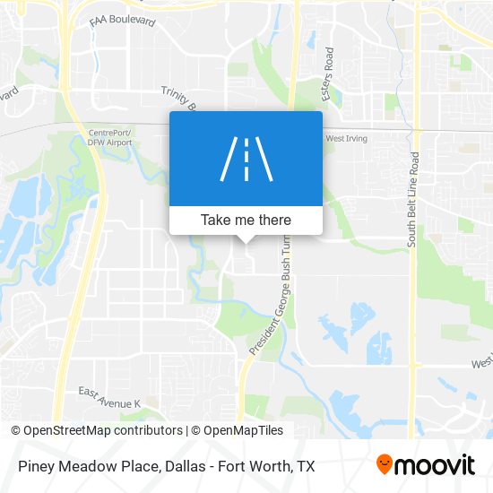Mapa de Piney Meadow Place