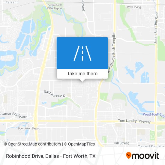 Robinhood Drive map
