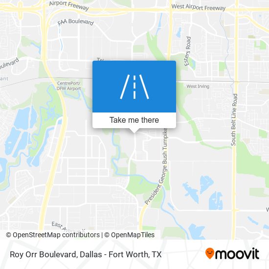 Roy Orr Boulevard map