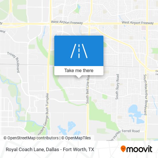 Royal Coach Lane map