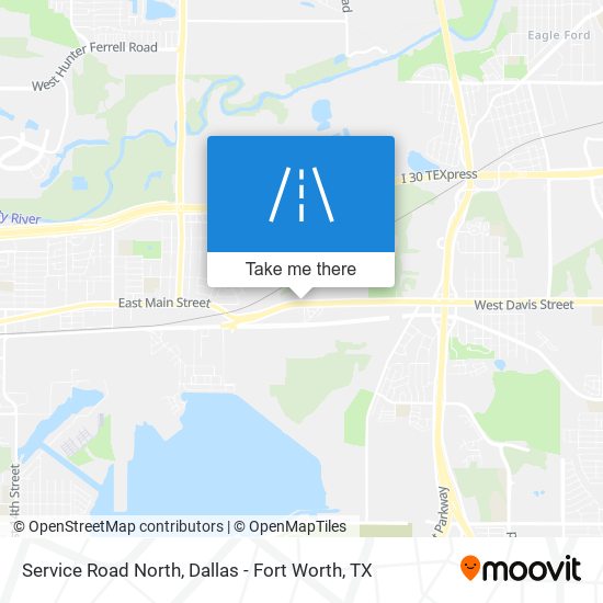 Service Road North map