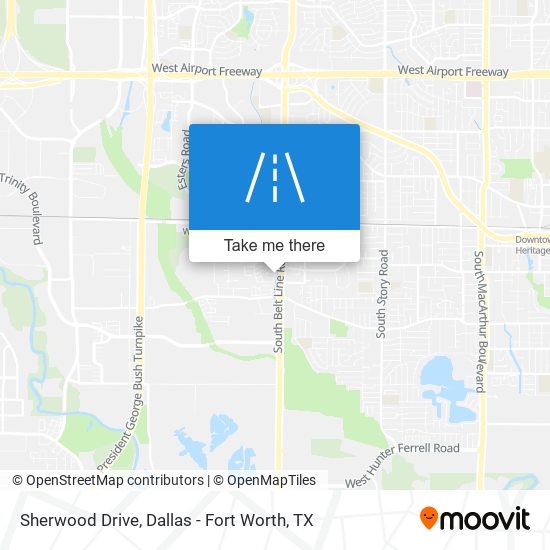 Sherwood Drive map