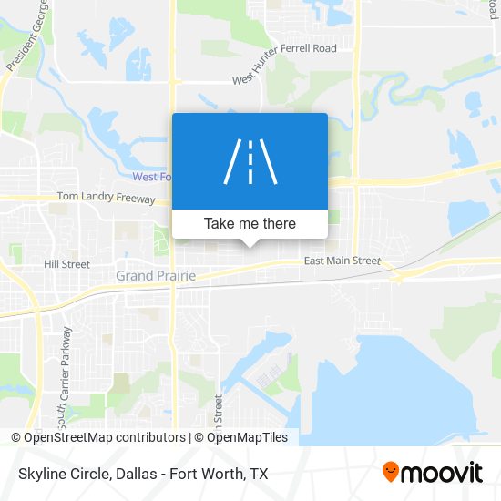 Mapa de Skyline Circle