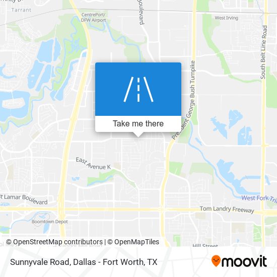 Sunnyvale Road map