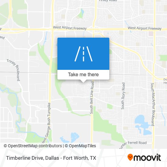 Timberline Drive map