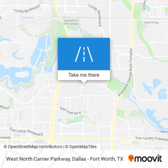 West North Carrier Parkway map