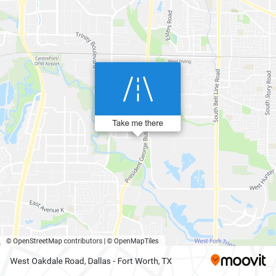 Mapa de West Oakdale Road