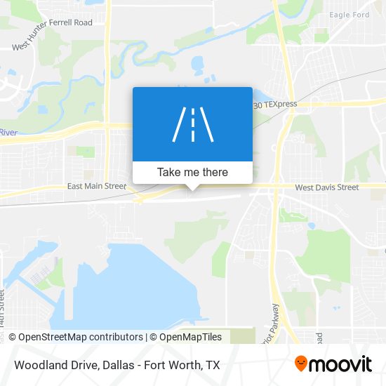 Mapa de Woodland Drive