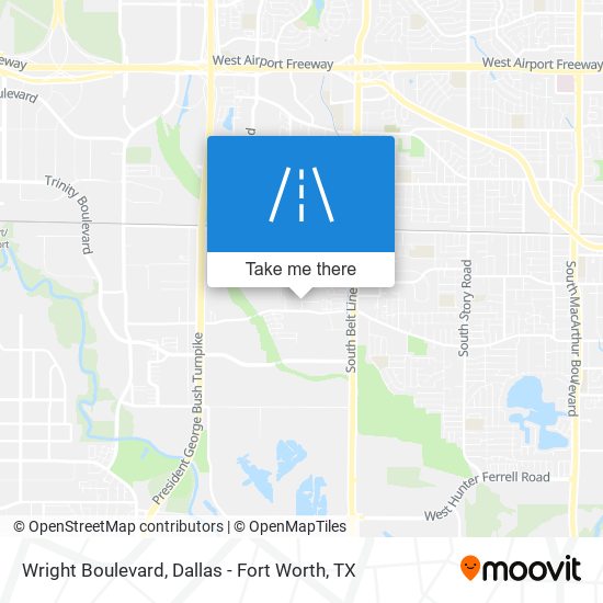 Wright Boulevard map