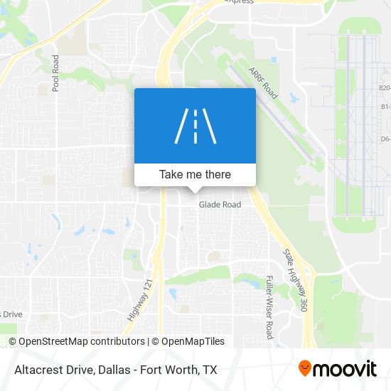Mapa de Altacrest Drive