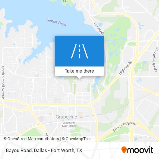 Mapa de Bayou Road