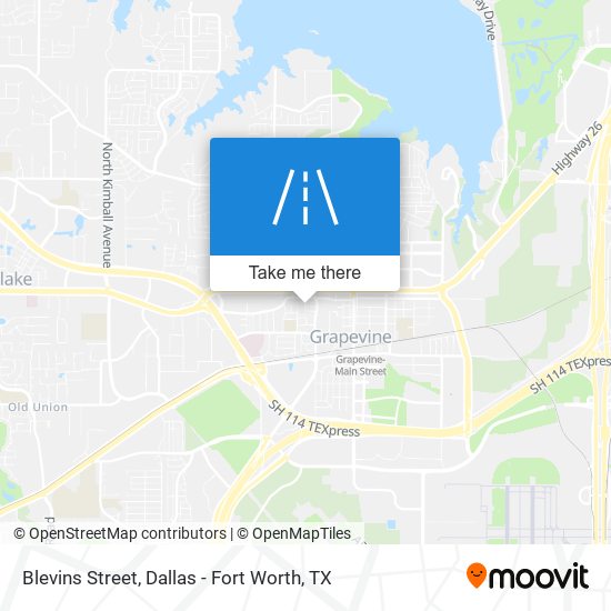 Mapa de Blevins Street