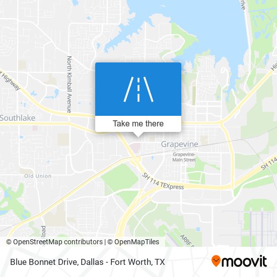 Blue Bonnet Drive map