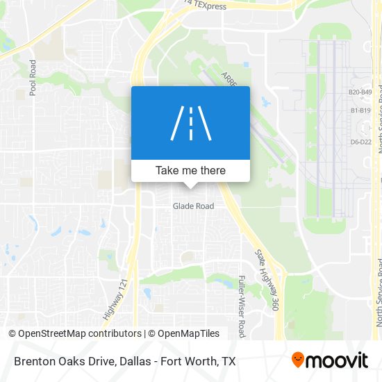 Mapa de Brenton Oaks Drive