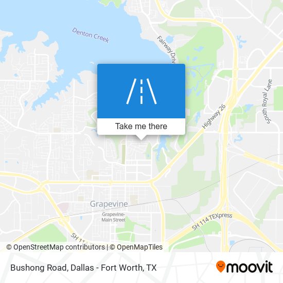 Bushong Road map