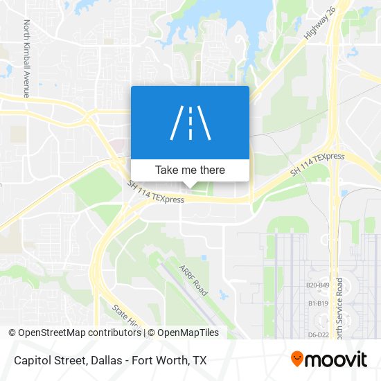 Capitol Street map