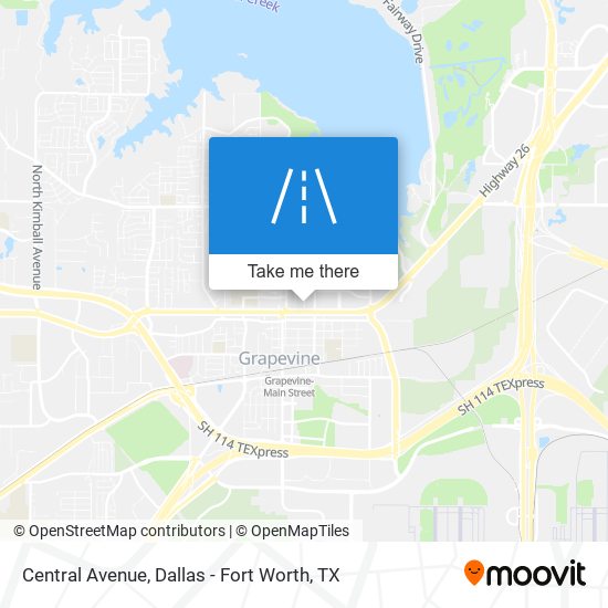 Central Avenue map