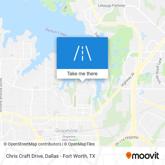 Chris Craft Drive map