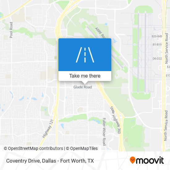 Coventry Drive map
