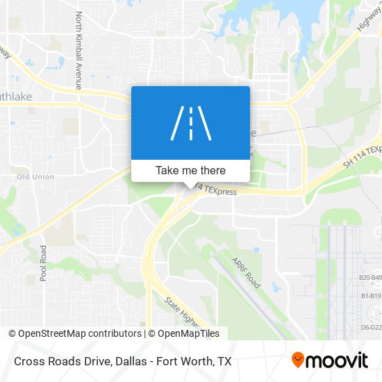 Mapa de Cross Roads Drive