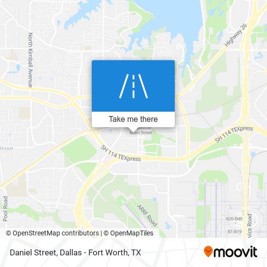 Mapa de Daniel Street
