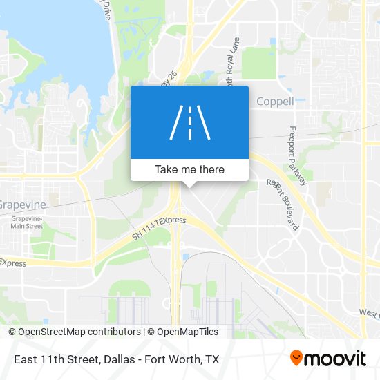East 11th Street map