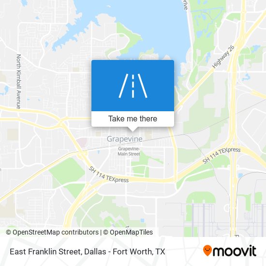 East Franklin Street map