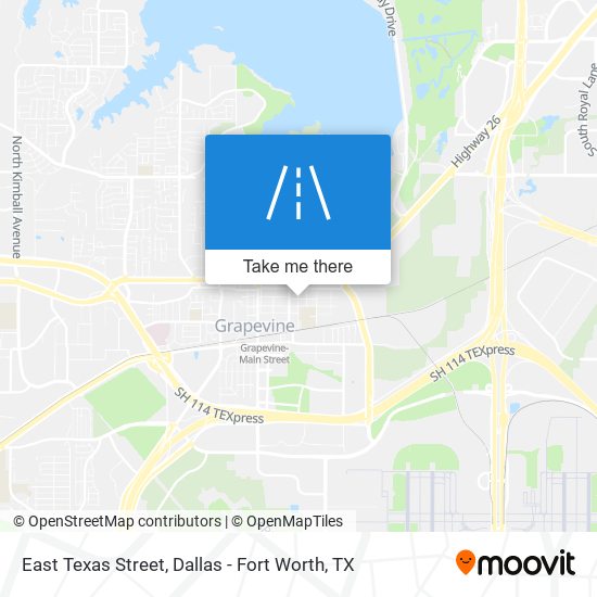 East Texas Street map