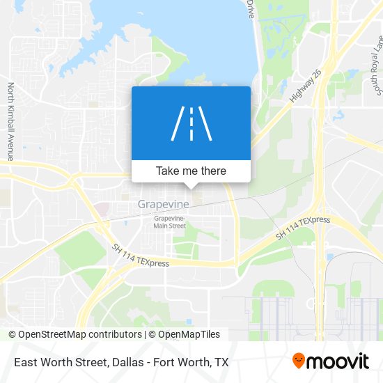 East Worth Street map