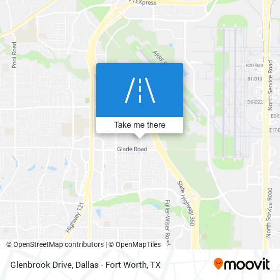 Glenbrook Drive map