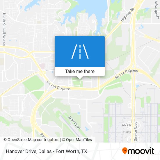 Mapa de Hanover Drive