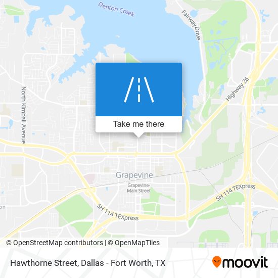 Mapa de Hawthorne Street