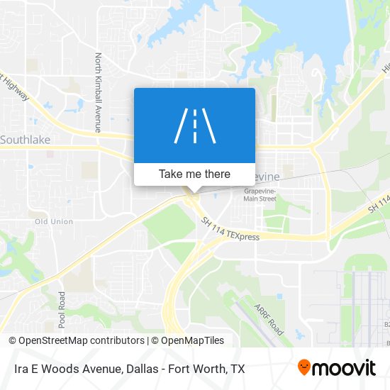 Ira E Woods Avenue map
