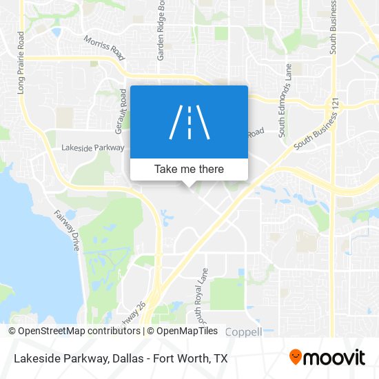 Lakeside Parkway map