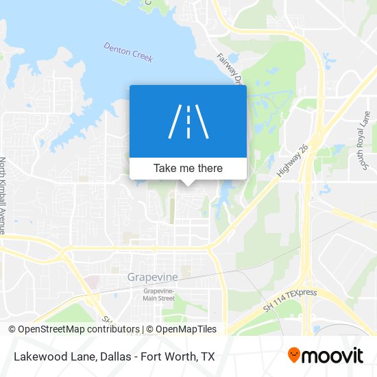 Lakewood Lane map