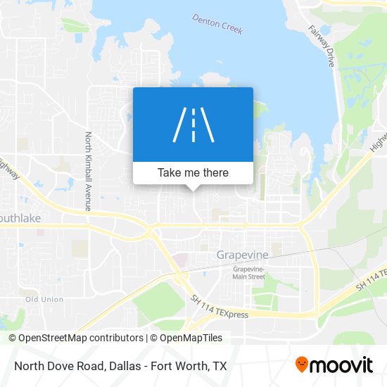 North Dove Road map