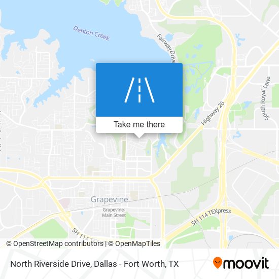 North Riverside Drive map