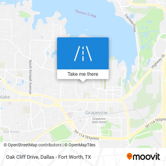 Oak Cliff Drive map